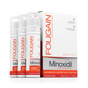 FOLIGAIN Advanced Hair Regrowth Treatment Foam For Men with Minoxidil 5% - FOLIGAIN UK