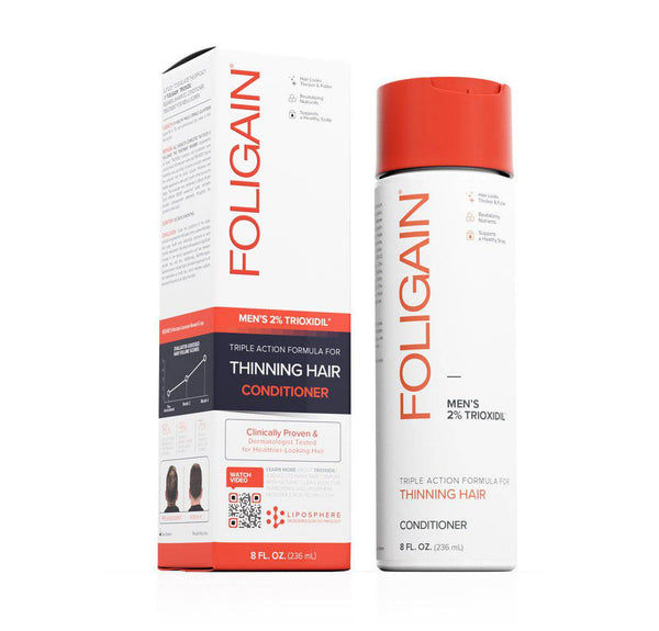 FOLIGAIN Triple Action Conditioner For Thinning Hair For Men with 2% Trioxidil - FOLIGAIN UK