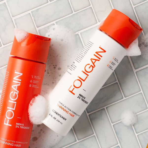 FOLIGAIN Triple Action Conditioner For Thinning Hair For Men with 2% Trioxidil - FOLIGAIN UK