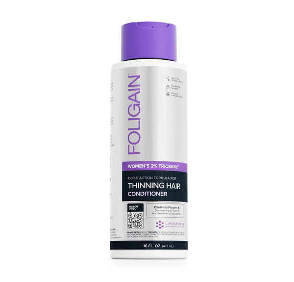 FOLIGAIN Triple Action Conditioner For Thinning Hair For Women with 2% Trioxidil 473ml - FOLIGAIN UK