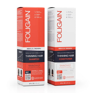 FOLIGAIN Hair Growth Shampoo + Conditioner Kit For Men - FOLIGAIN UK