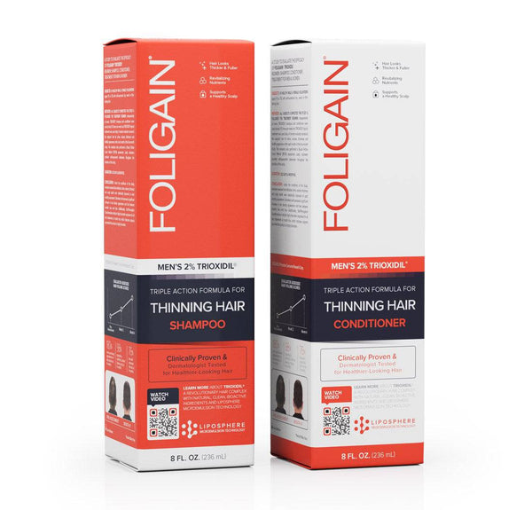 FOLIGAIN Hair Growth Shampoo + Conditioner Kit For Men - FOLIGAIN UK