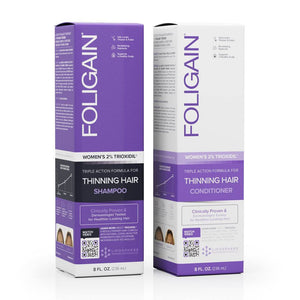 FOLIGAIN Hair Growth Shampoo + Conditioner Kit For Women - FOLIGAIN UK
