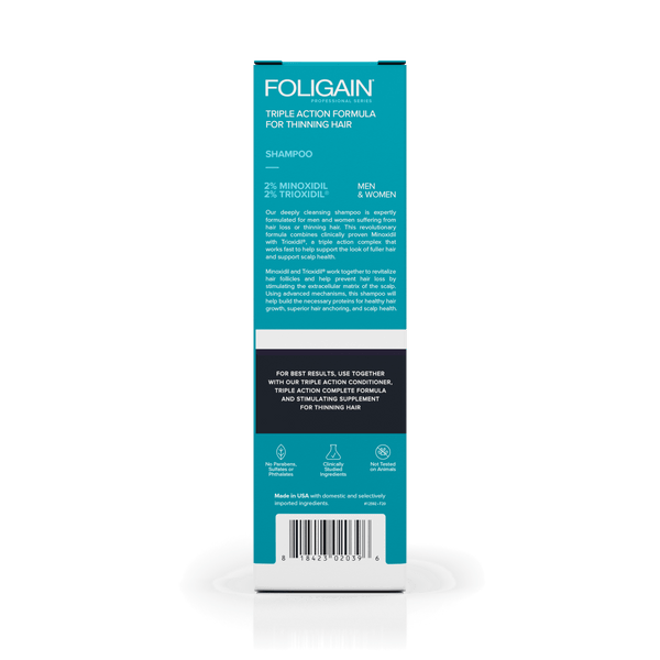 FOLIGAIN Advanced Hair Regrowth Hair Shampoo Minoxidil 2% - FOLIGAIN UK