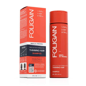 FOLIGAIN Triple Action Shampoo For Thinning Hair For Men with 2% Trioxidil - FOLIGAIN UK