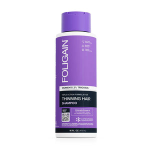FOLIGAIN Triple Action Shampoo For Thinning Hair For Women with 2% Trioxidil 473ml - FOLIGAIN UK