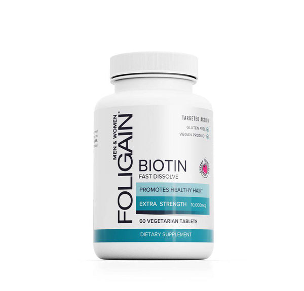 FOLIGAIN Biotin Supplement For Healthier-Looking Hair (Fast Dissolve) - FOLIGAIN UK