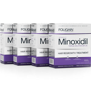 FOLIGAIN Minoxidil 2% Hair Regrowth Treatment For Women 12 Month Supply - FOLIGAIN UK