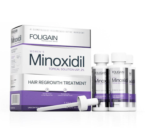 FOLIGAIN Minoxidil 2% Hair Regrowth Treatment For Women - FOLIGAIN UK