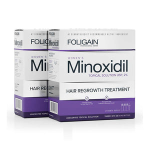 FOLIGAIN Minoxidil 2% Hair Regrowth Treatment For Women 6 Month Supply - FOLIGAIN UK